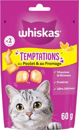 Auchan Whiskas friandises au poulet whiskas offre