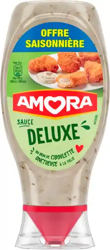 Auchan Amora sauce deluxe amora offre