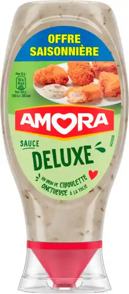 Auchan Amora sauce deluxe amora offre
