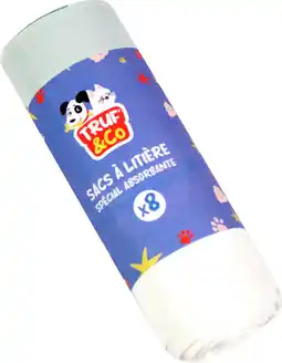 Auchan French tendance sacs pour bacs à litière absorbante truf' & co offre
