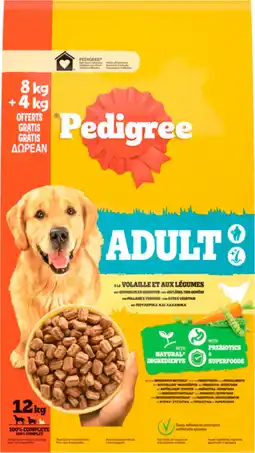 Auchan Pedigree croquettes à la volaille pour chien adulte pedigree offre