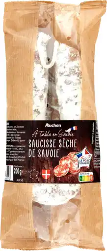 Auchan Auchan a table en france saucisse sèche de savoie auchan à table en france offre