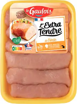 Auchan Le gaulois escalopes de dinde extra tendre le gaulois offre