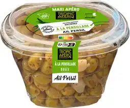 Auchan Supermarché Tropic apero olives vertes entières à la persillade tropic apéro offre