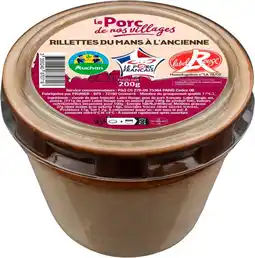 Auchan Supermarché Auchan cultivons le bon rillettes pur porc label rouge filière auchan cultivons le bon offre