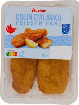 Auchan Supermarché Auchan colin d'alaska poisson pané auchan offre