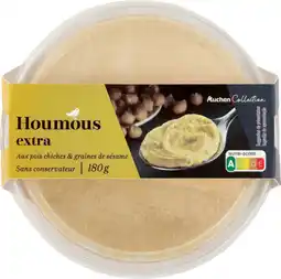 Auchan Supermarché Tartinable houmous extra auchan collection offre