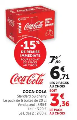 Hyper U Coca-cola offre
