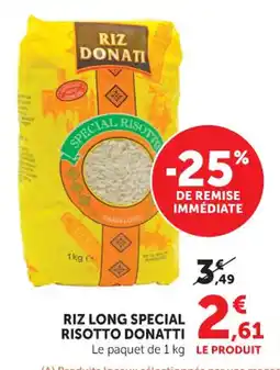 Hyper U Riz long special risotto donatti offre