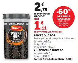 Hyper U Epices ducros offre