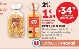 Hyper U Pâtes valfleuri offre
