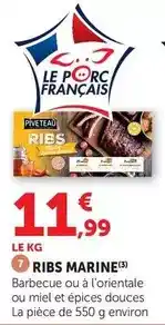 Super U Ribs marine offre