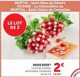 Super U Mars - radis rose offre