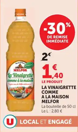Hyper U La vinaigrette comme a la maison melfor offre