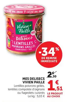 Hyper U Mes delisecs vivien paille offre