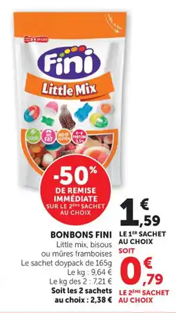 Hyper U Bonbons fini offre