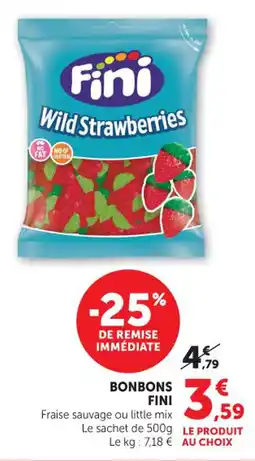 Hyper U Bonbons fini offre
