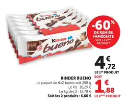 Hyper U Kinder bueno offre