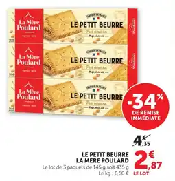 Hyper U Le petit beurre la mere poulard offre