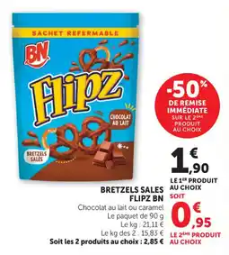 Hyper U Bretzels sales flipz bn offre