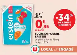 Hyper U Sucre en poudre erstein offre