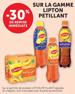 Hyper U Sur la gamme lipton petillant offre