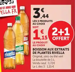 Hyper U Boisson aux extraits de plantes rivella offre