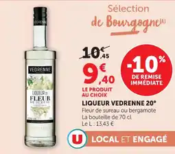 Hyper U Liqueur vedrenne 20° offre