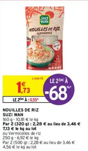 Intermarché Nouilles de riz suzi wan offre