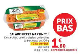 Hyper U Salade pierre martinet offre