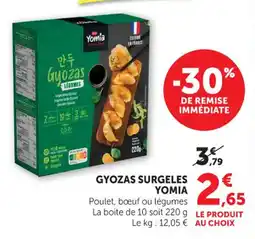 Hyper U Gyozas surgeles yomia offre