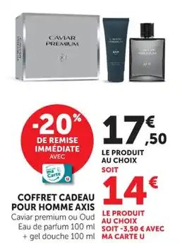 Hyper U Coffret cadeau pour hommeb axis offre