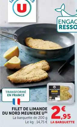 Hyper U Filet de limande du nord meuniere u offre