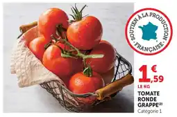 Hyper U Tomate ronde grappe offre