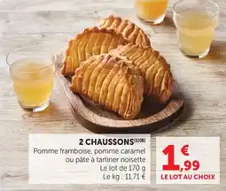 Hyper U 2 chaussons offre