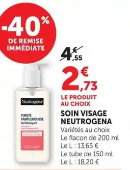 U Express Soin visage neutrogena offre