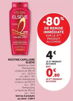 U Express Routine capillaire elseve offre