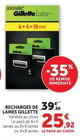 U Express Recharges de lames gillette offre