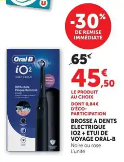 U Express Brosse a dents electrique 102 + etui de voyage oral-b offre