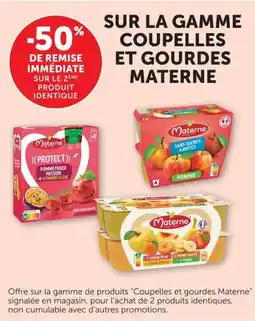 U Express Sur la gamme coupelles et gourdes materne offre