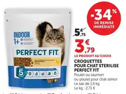 U Express Croquettes pour chat sterilise perfect fit offre