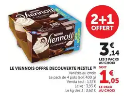 U Express Le viennois offre decouverte nestle offre