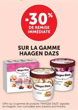 U Express Sur la gamme haagen dazs offre