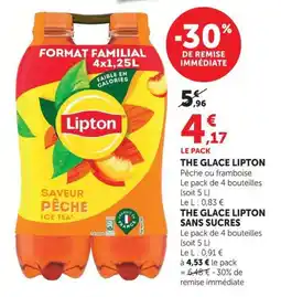 U Express The glace lipton offre