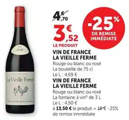 U Express Vin de france la vieille ferme offre