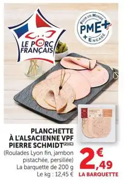 U Express Planchette à l'alsacienne vpf pierre schmidt offre