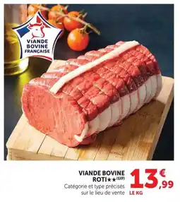 U Express Viande bovine roti offre