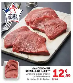 U Express Viande bovine steak a griller offre