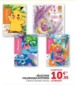 U Express Sélection coloriages mystères offre