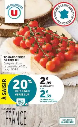 U Express Tomate cerise grappe u offre